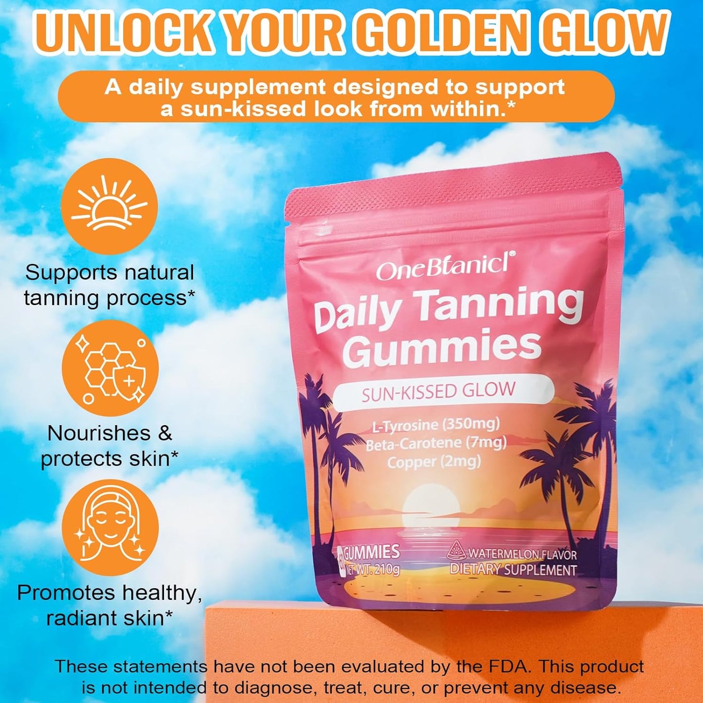 Radiant Glow Tanning Gummies™